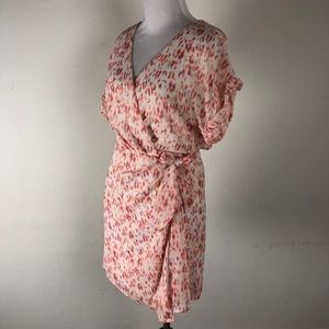 Short Sleeve Wrap Dress